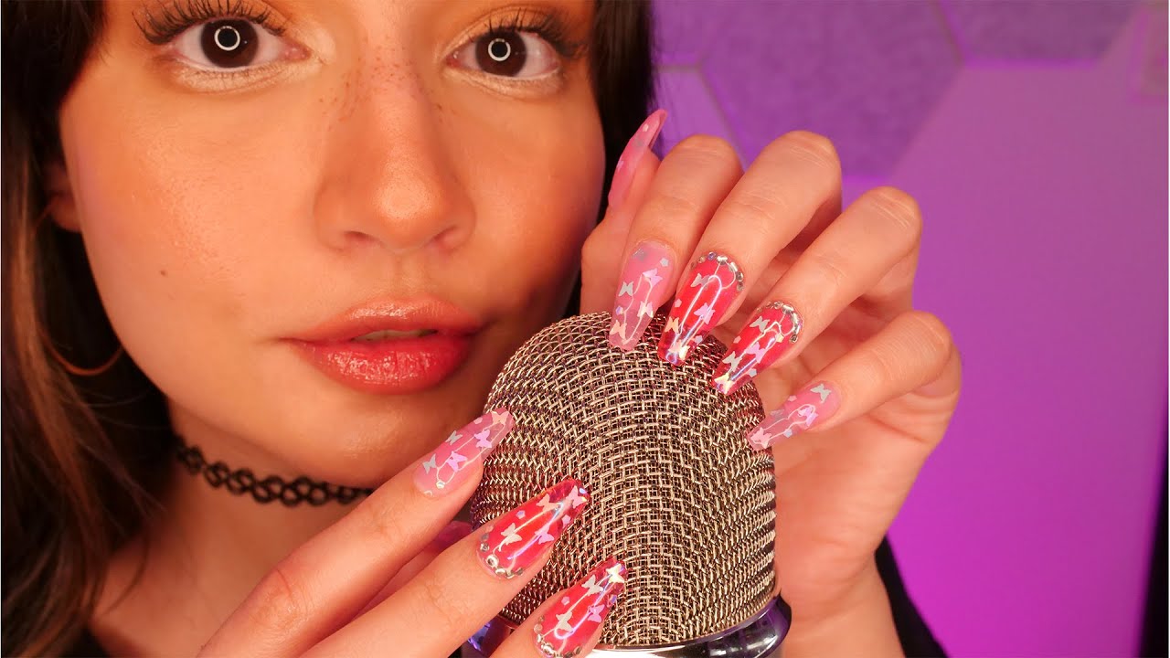 ASMR Mic Scratching & Mouth Sounds ~EXTREMELY TINGLY~ [4K]