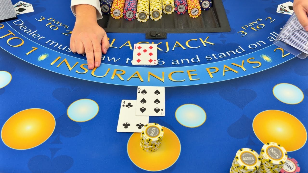 I WON $600,000 ON ONE MASSIVE BLACKJACK BET BY DOUBLING UP ON EVERY WIN IN HIGH STAKES CASINO WIN!