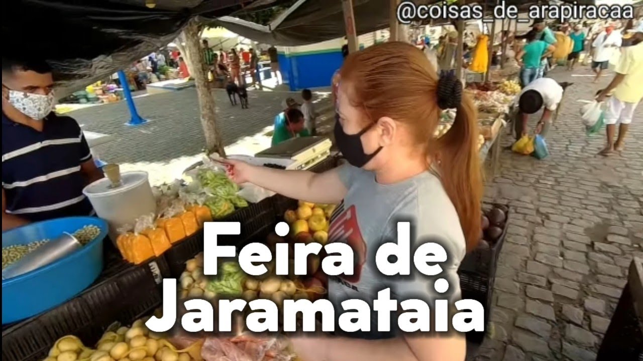 Feira livre da Cidade De Jaramataia Alagoas Brasil 2021