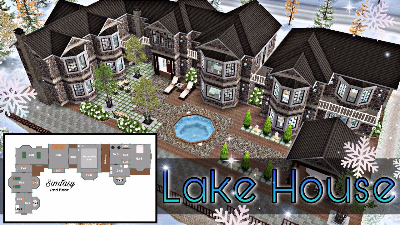 LAKE HOUSE. Live build & Tour - The Sims FreePlay ❄️
