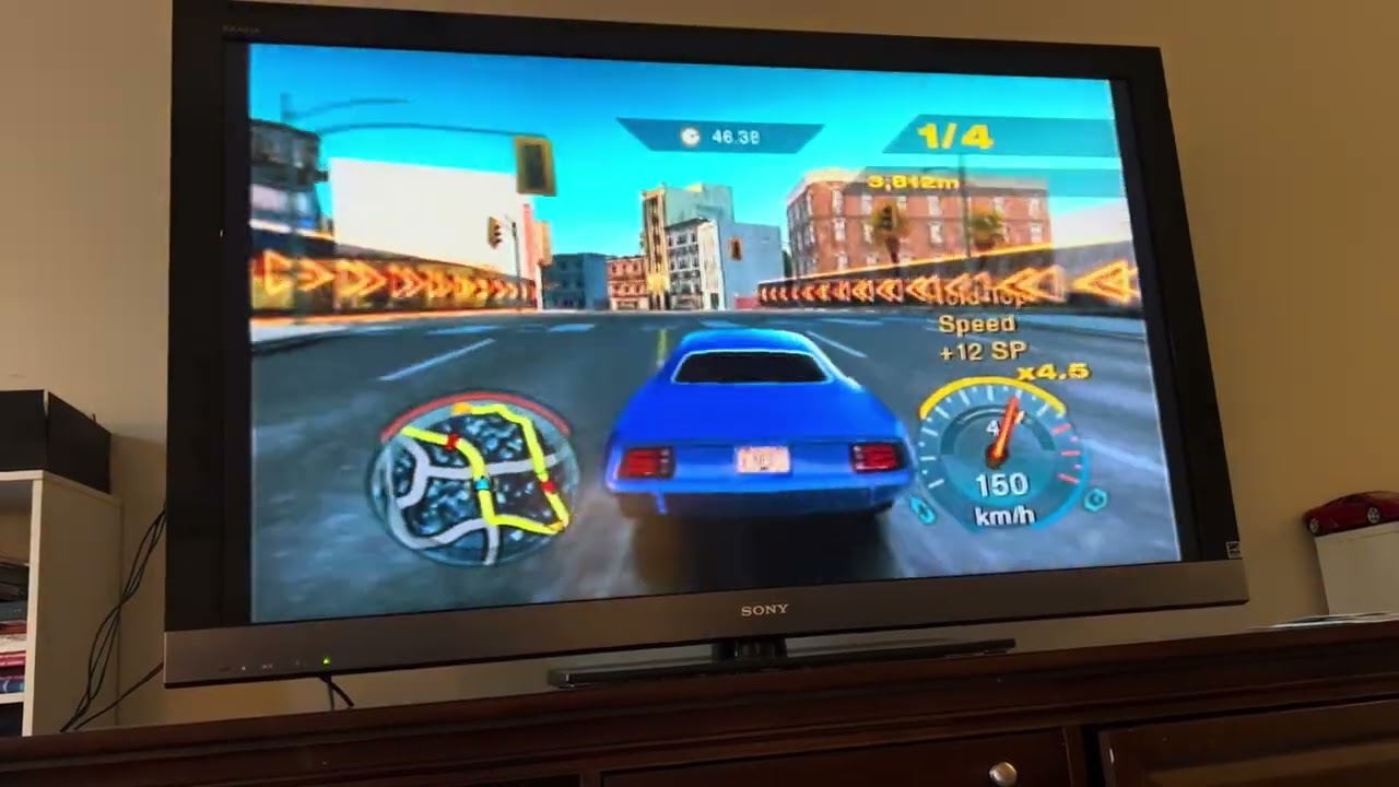 Need For Speed Undercover PS2 Timed Circuit Bronze 6,124 Meters 
