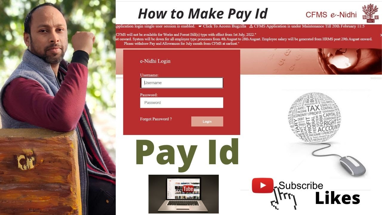 How to make Pay Id. Pay Id kaise banaye. e-nidhi se Elected Member ka Pay Id banane ka tarika