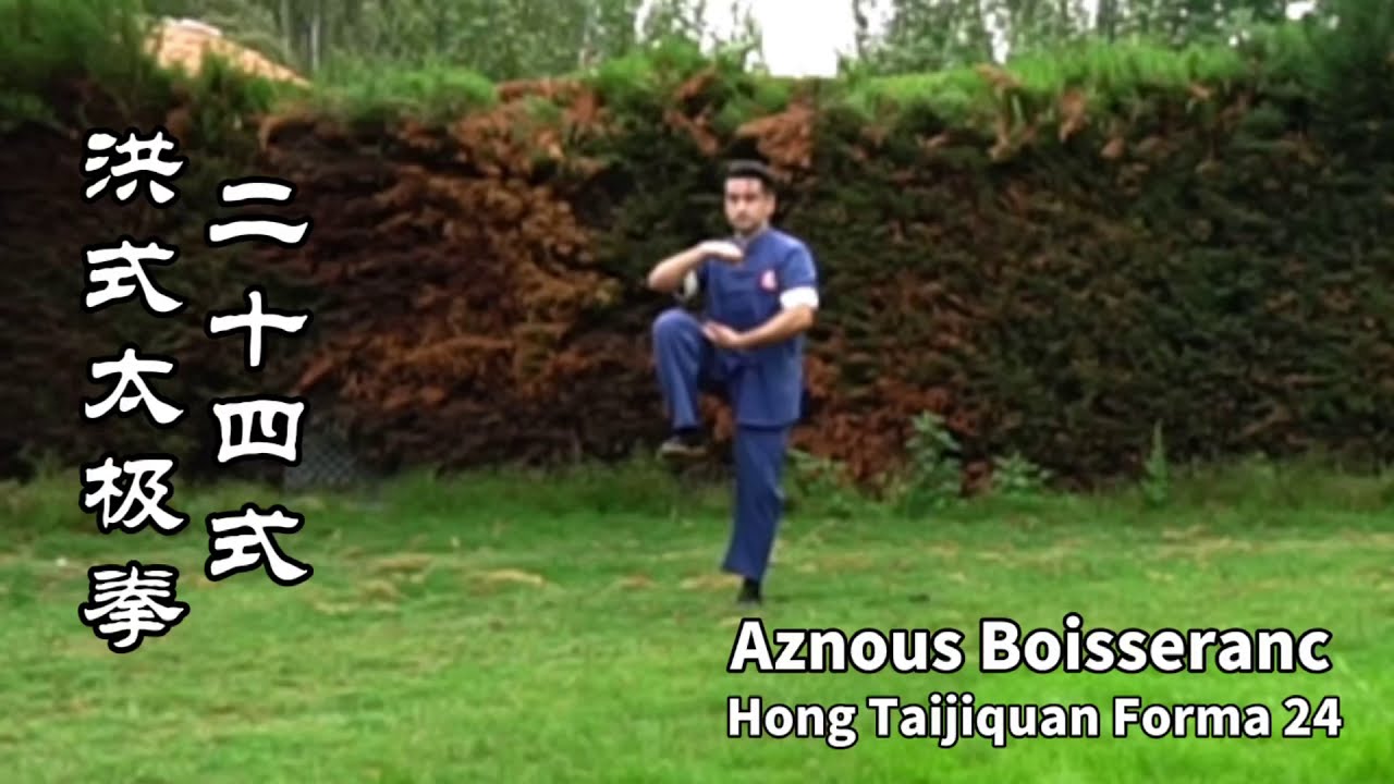 Forma de 24 movimientos del Taijiquan transmitido por Hong Junsheng