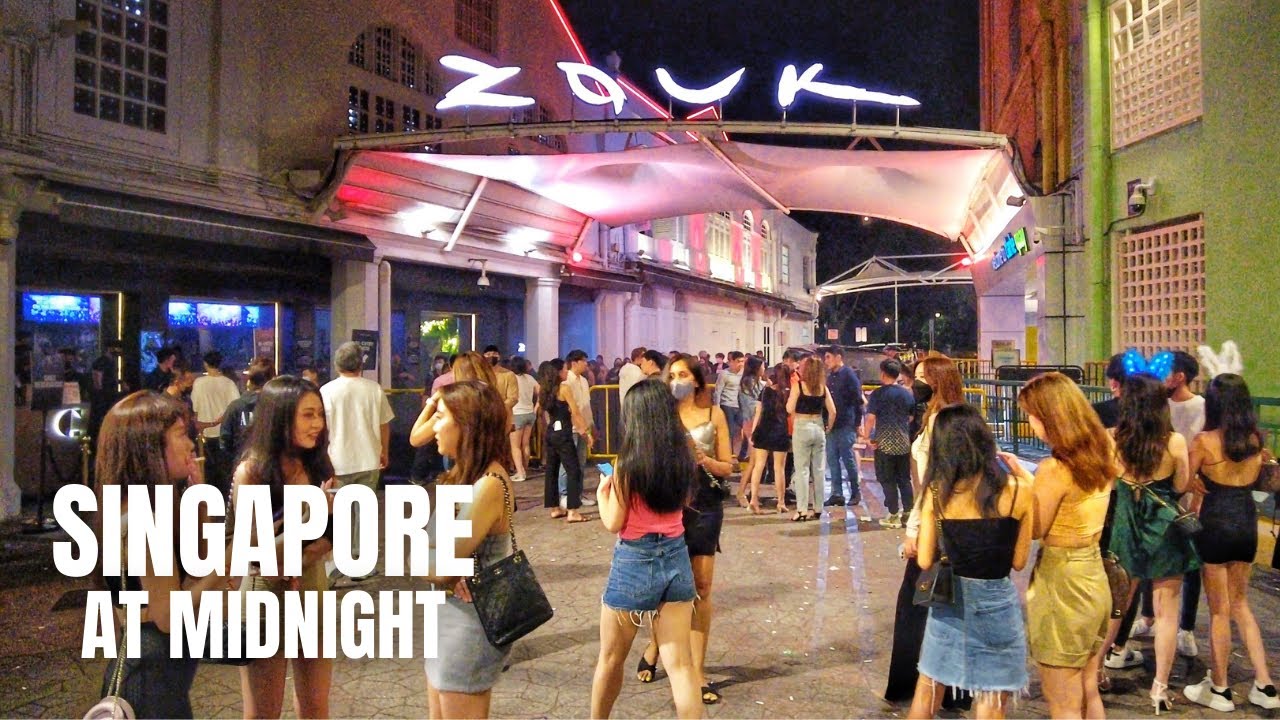 Singapore City Scenes at Midnight (May 2022)