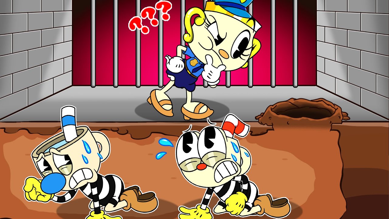 Prison Escape Funny Challenge Cuphead | The Cuphead Show Animation
