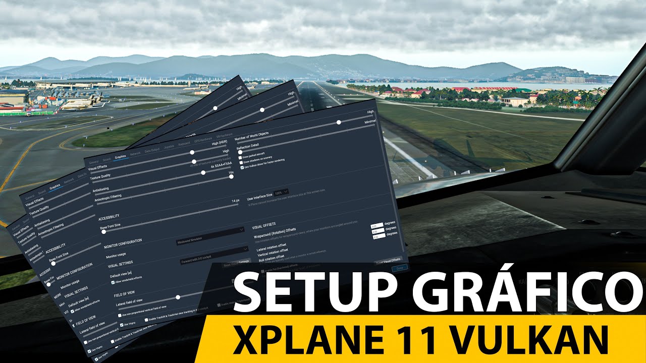Xplane 11 Setup Gráfico VULKAN