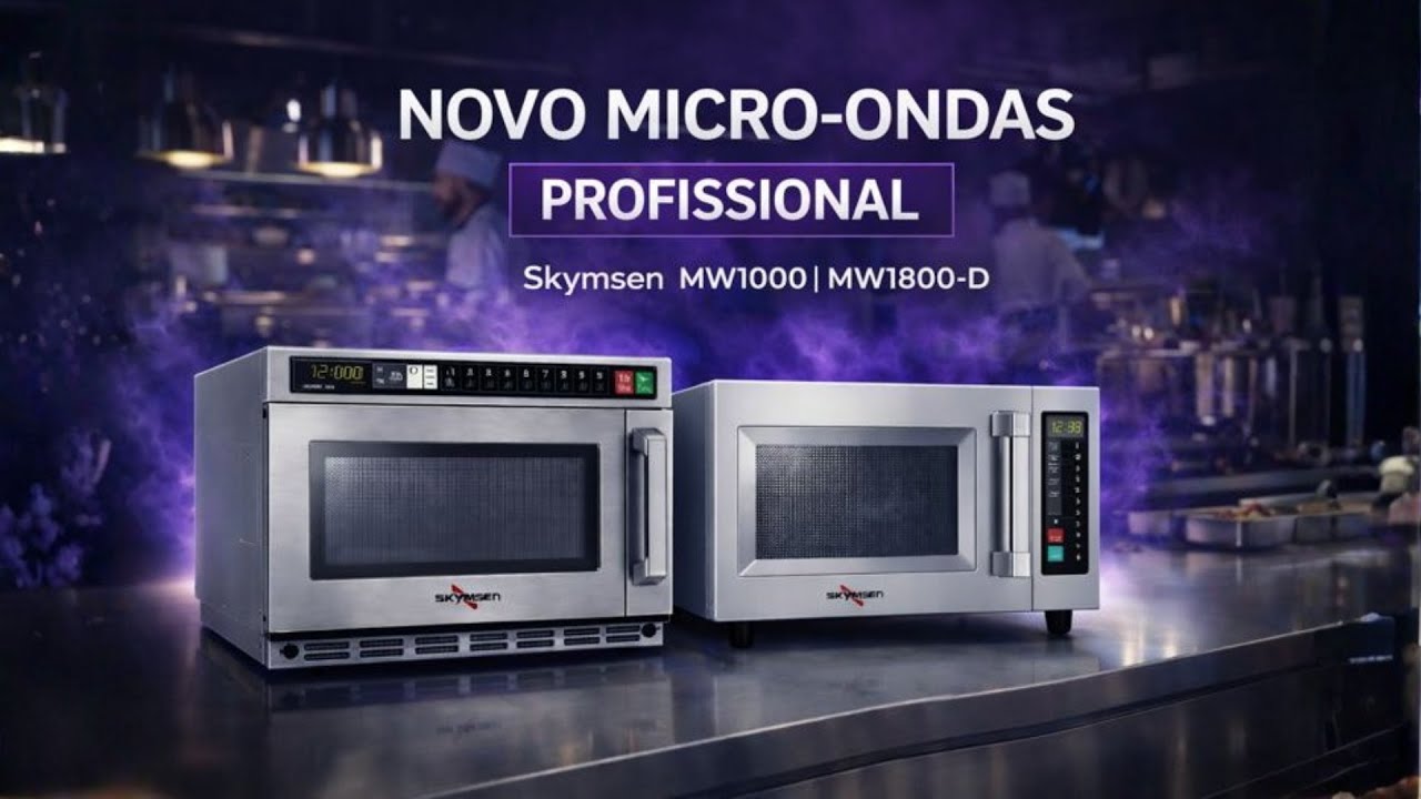 Agilidade, potência e padrão profissional: o novo micro-ondas da Skymsen
