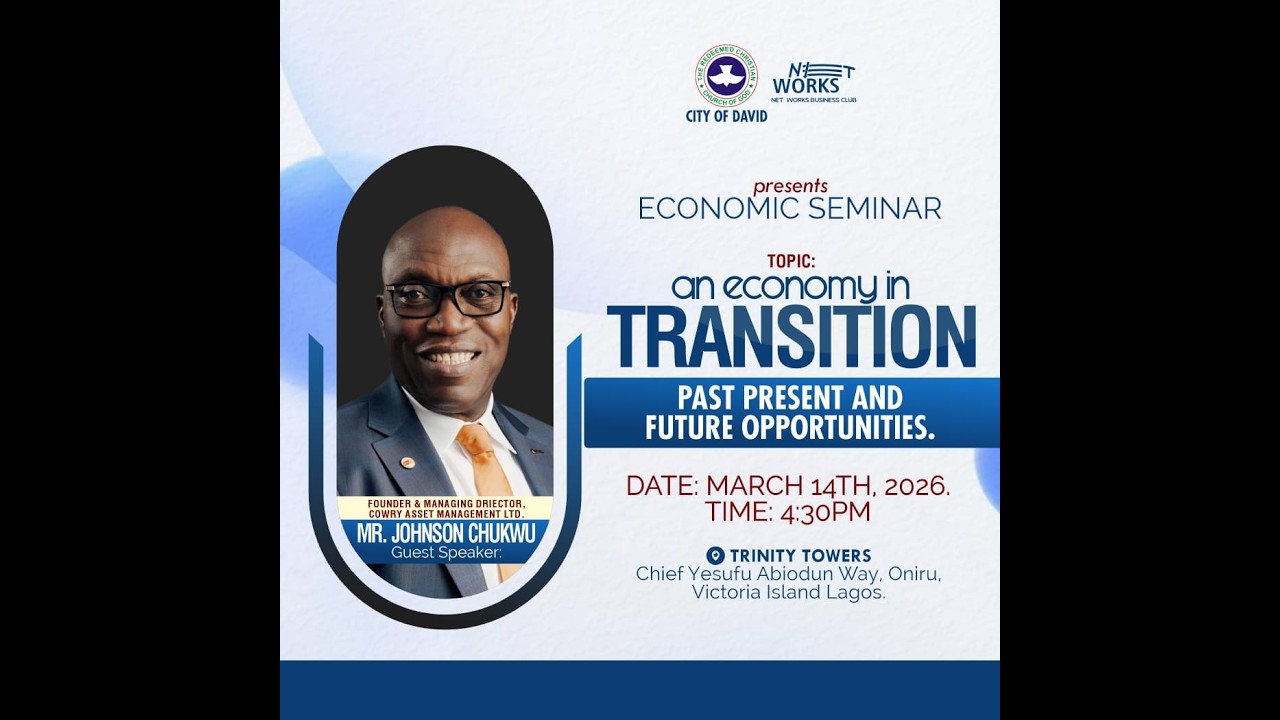 Economic Seminar with Mr. Johnson Chukwu || 14th March 2026 || 4:30pm WAT