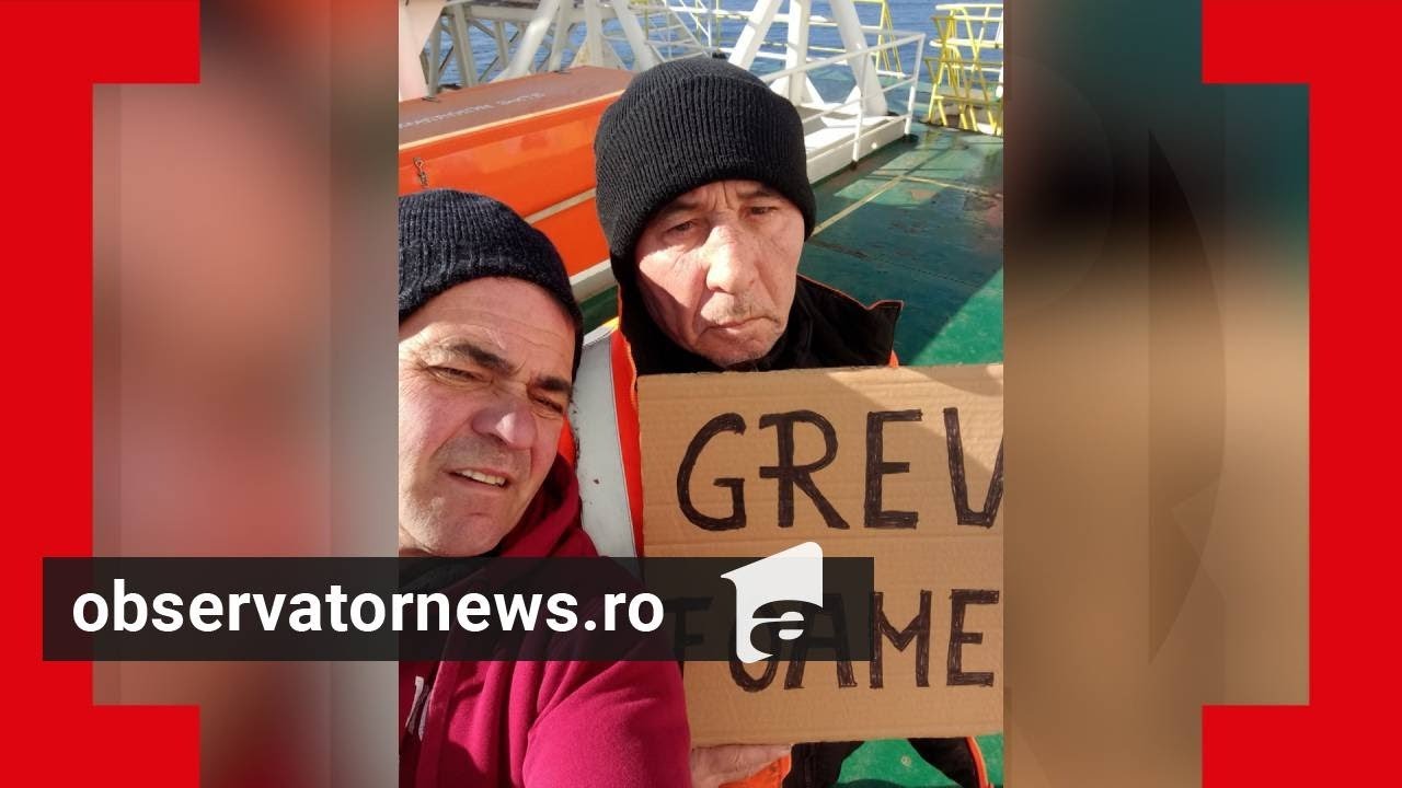 Doi români, abandonaţi pe o platformă marină în mijlocul Mării Negre