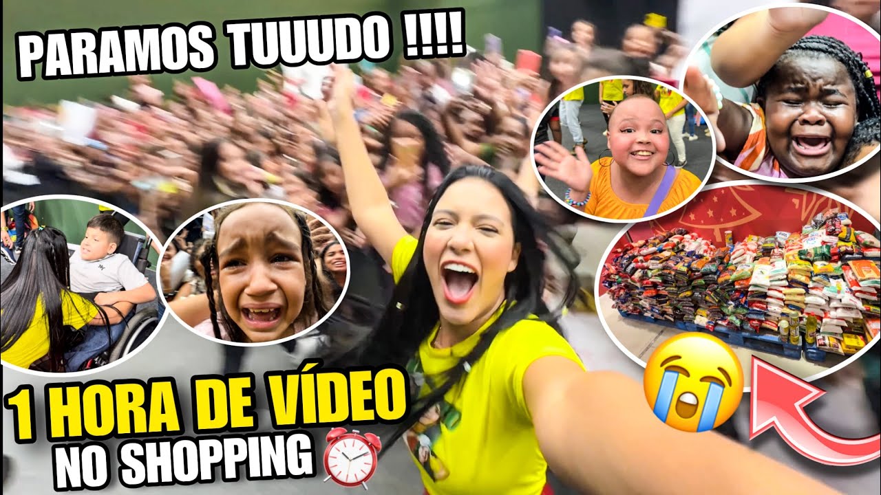 1 HORA DE VÍDEO NO SHOPPING  + ABRINDO PRESENTES!! 🎁😱 *EMOCIONANTE* 😭