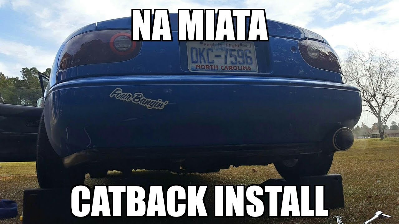 CATBACK INSTALL NA MIATA