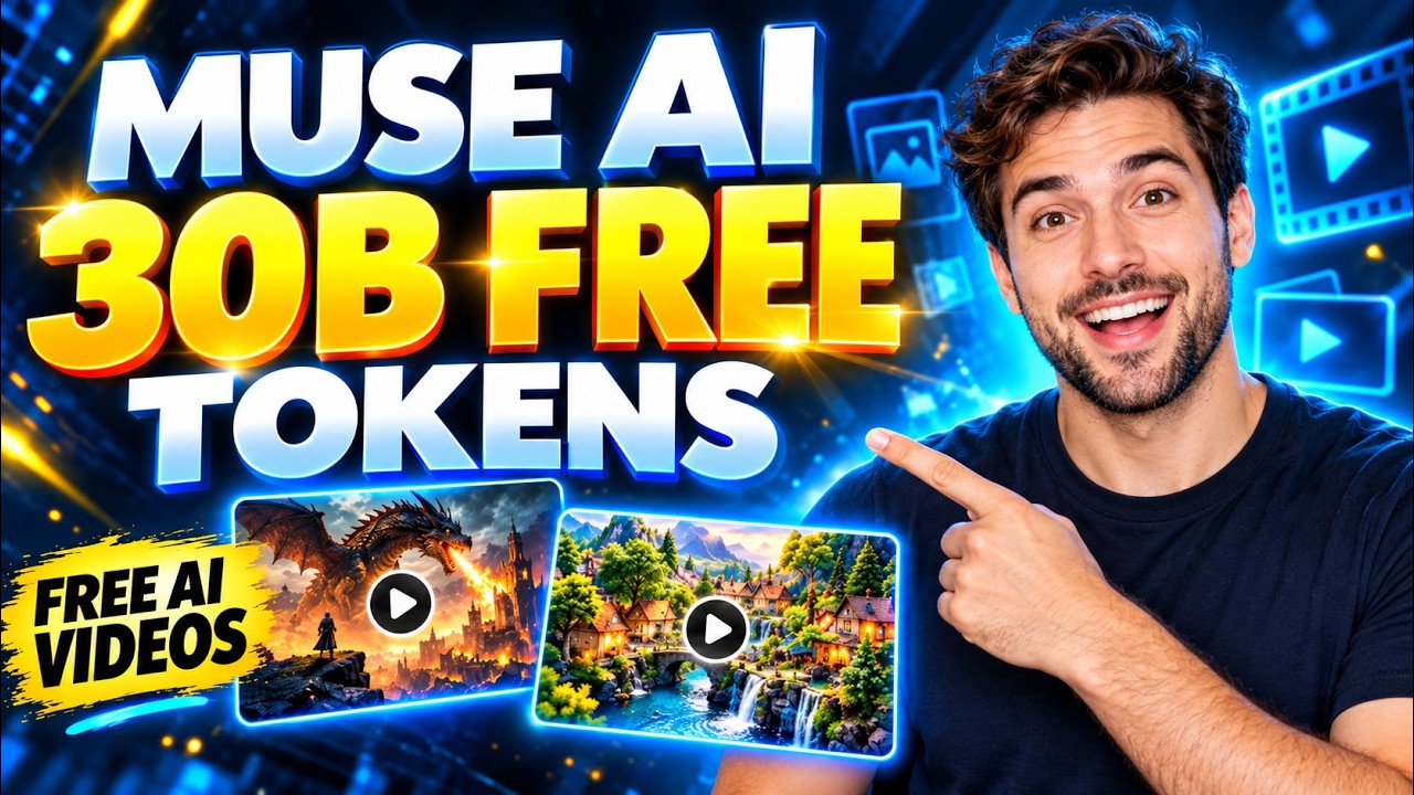 Muse AI Full Setup Guide + Unlimited Free Tokens | Free AI Video Generator