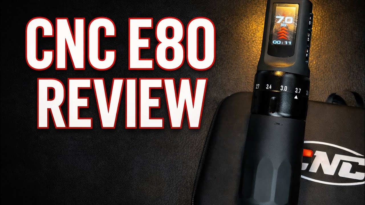 Обзор тату-машинки CNC E80 | Регулировка хода и реальные характеристики
