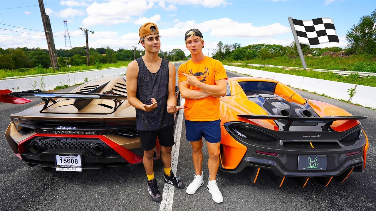Lamborghini Huracan STO vs Stephen Sharer's McLaren 600LT | DRAG RACE