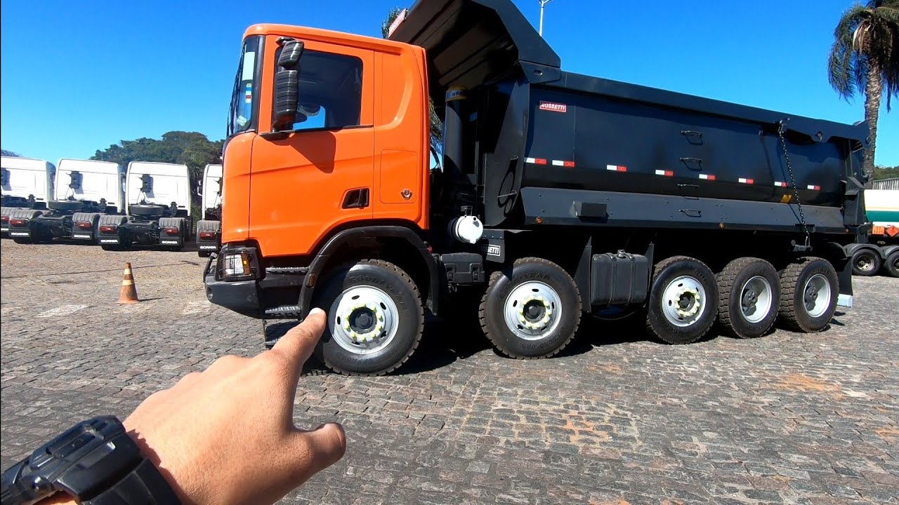 VAI FAZER TESTE NO NOVO V8 620 SCANIA 10X4/6 DE MINERAÇÃO!!!