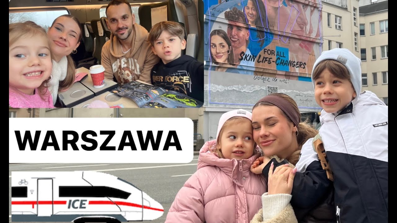Z DZIEĆMI DO WARSZAWY vlog #9