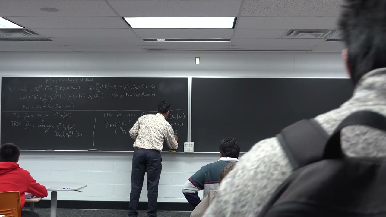 ECE 7202 Lec 15: Simulation based gradient approximation of Policy gradients, PPO and SAC algorithms
