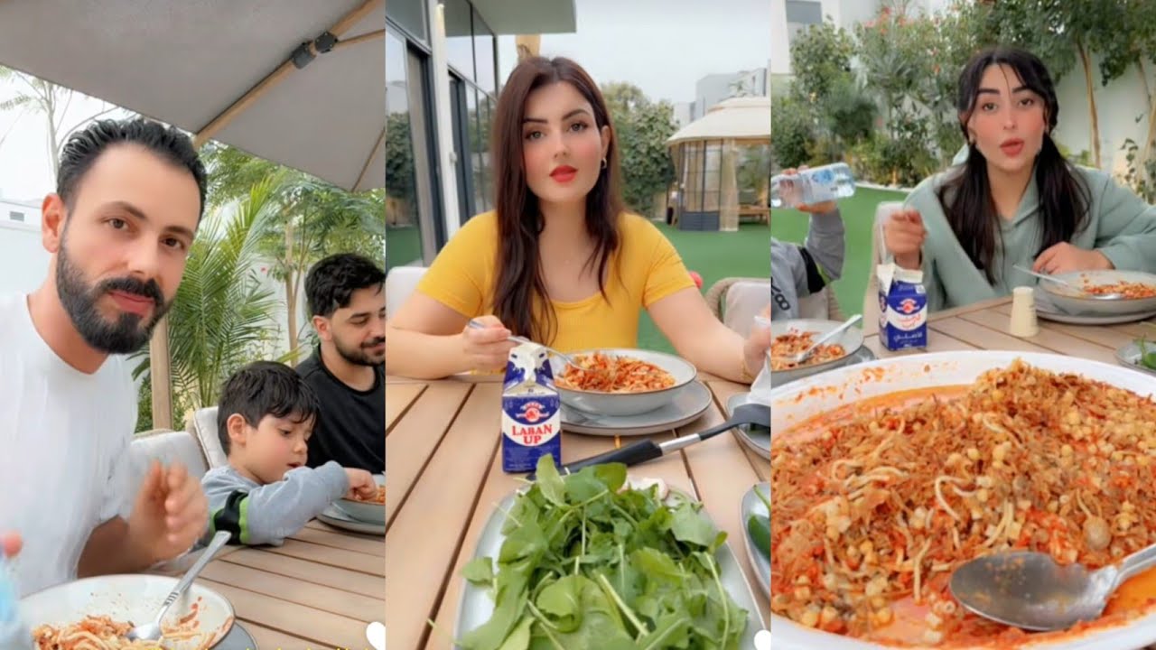 نوروعصام 🔥إسراء وعمار غدانا اليوم كوشري لذيذ وطيب 😋🔥