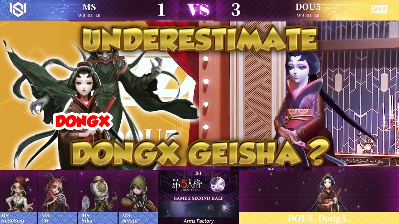 [Day 6] MS Vs DOU5 - MS Not Banning Geisha ? (COA V Group Stage) | Identity V | 第五人格  | アイデンティティV
