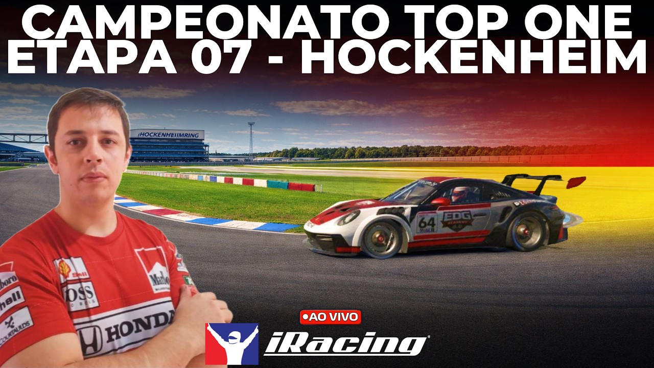 🔴CAMPEONATO DA TOP ONE DE PORSCHE CUP-ETAPA 07 HOCKENHEIM❗aula❗treinamento ❗pintura ❗loja