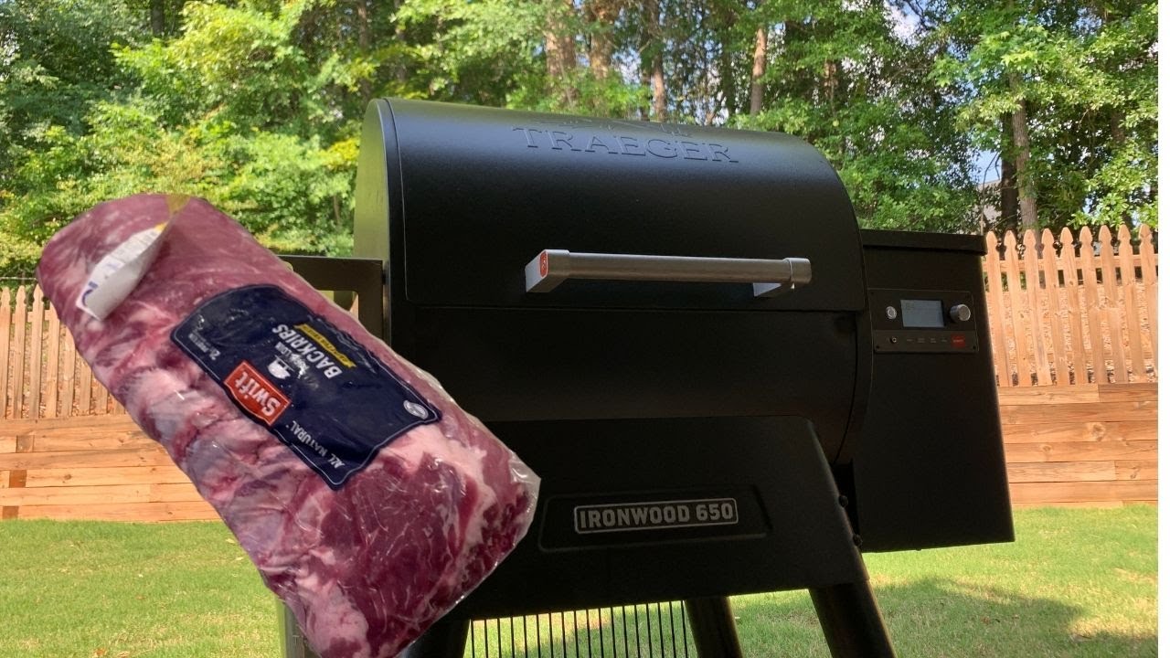 3-2-1 Ribs Method by Using a Traeger Wood Pellet Grill, No Talking