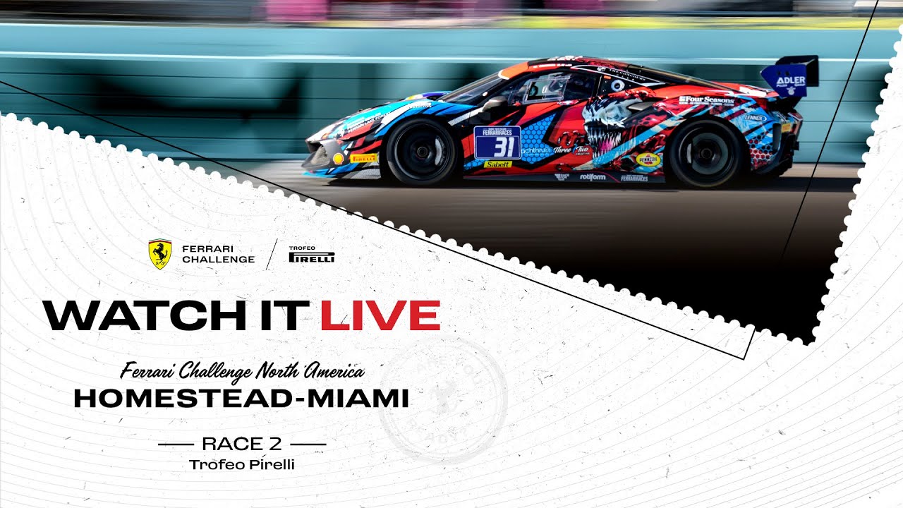 Ferrari Challenge North America Trofeo Pirelli - Homestead-Miami, Race 2