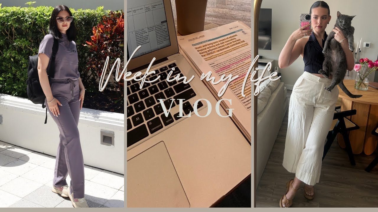 A Week in the Life of a NP Student, RN & Content Creator | Balancing School & Work