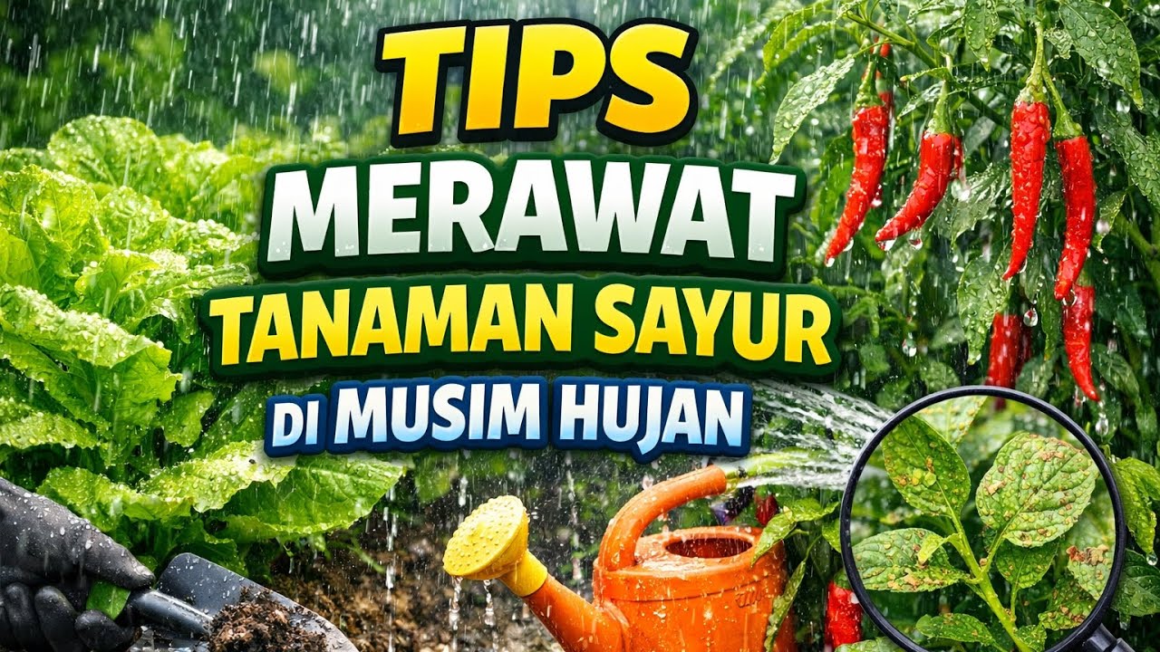 Tips Merawat Tanaman Sayur Di Musim Hujan