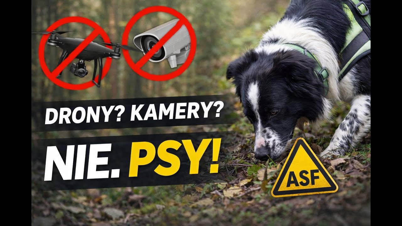 Psy Kontra Drony | Rzeczywistość walki z ASF