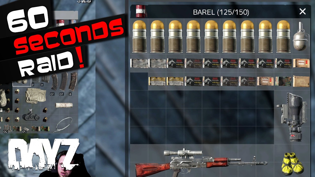 ⏳ 60 SECOND RAID in DayZ! 🗺️ | DayZ English