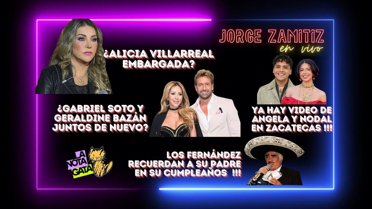 Angela Aguilar y Christian Nodal, Alicia Villarreal, Vicente Fernández y más #espectáculo