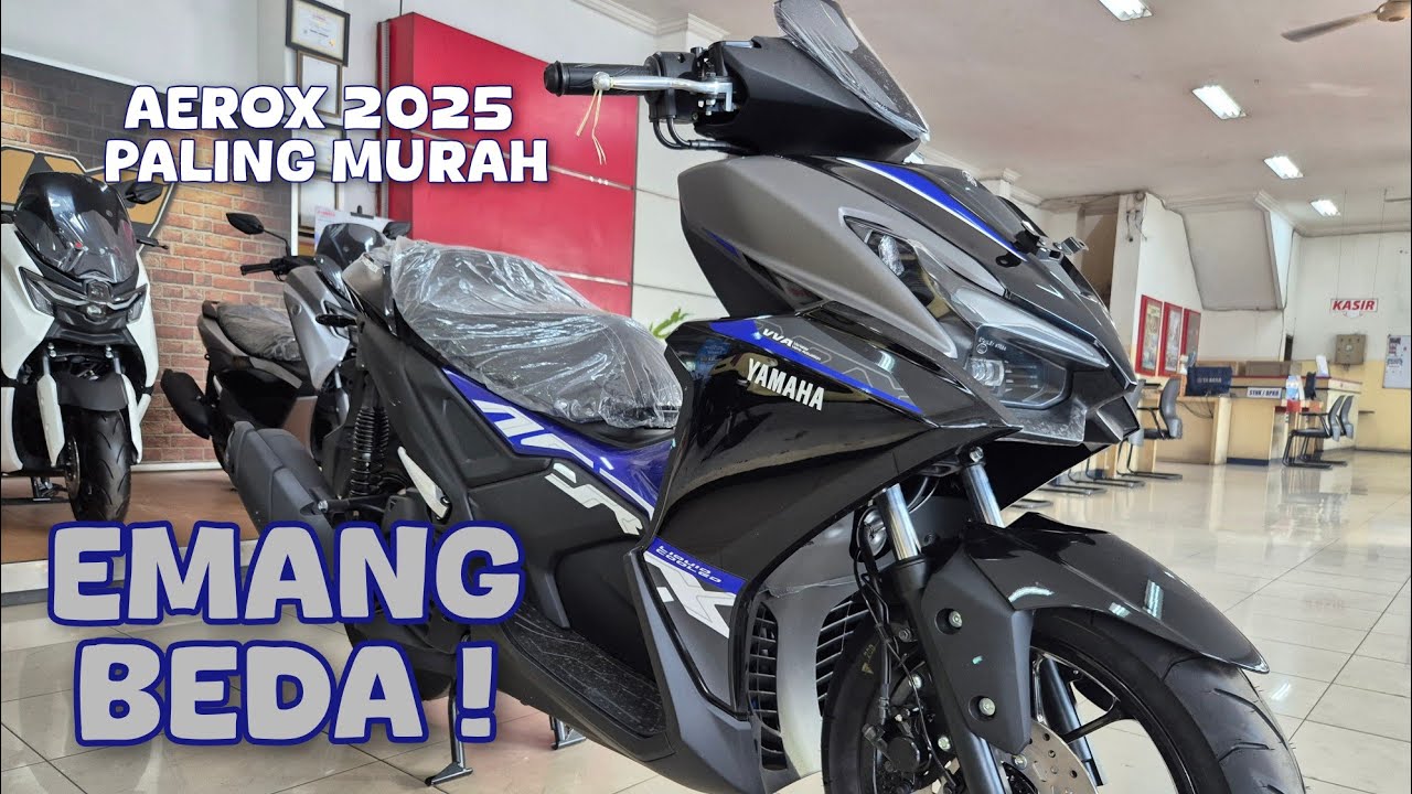 PALING MURAH ❗️ NEW AEROX ALPHA standard Warna HITAM | AEROX BLACK 2025 !