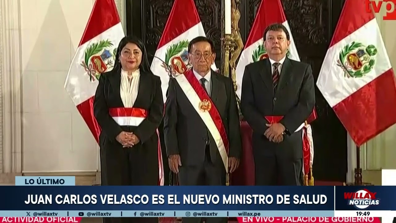 Willax Noticias - MAR 11 - JURAMENTACI&Oacute;N DEL NUEVO MINISTRO DE SALUD | Willax
