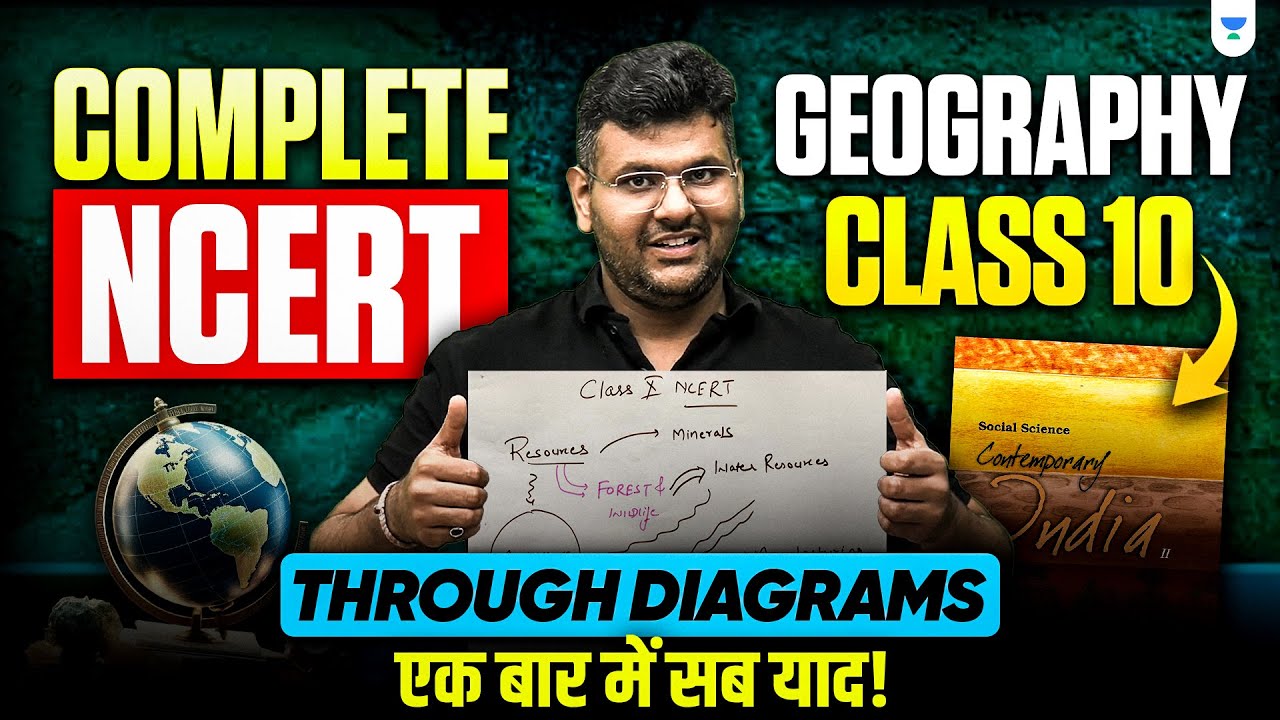 Complete Geography NCERT Class 10 through DIAGRAMS | UPSC Preparation for Beginners