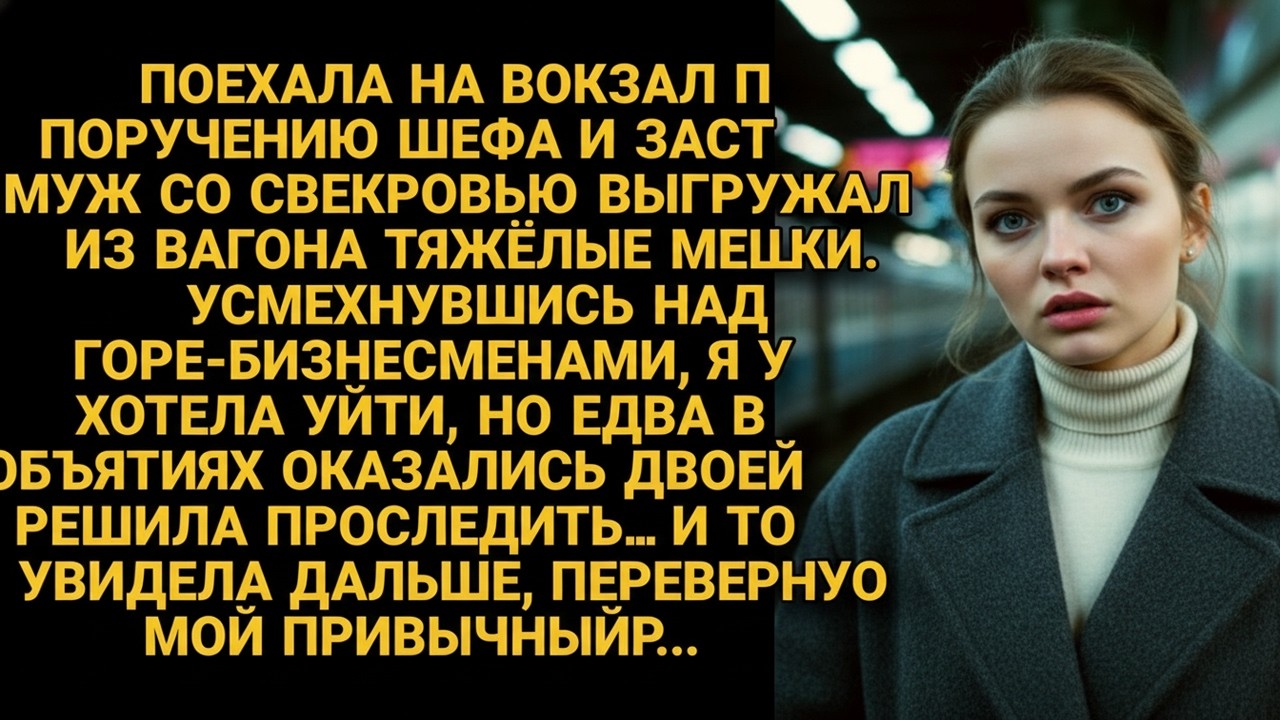 На вокзале заметила мужа с двумя детьми на руках, проследила... и узнала такое...
