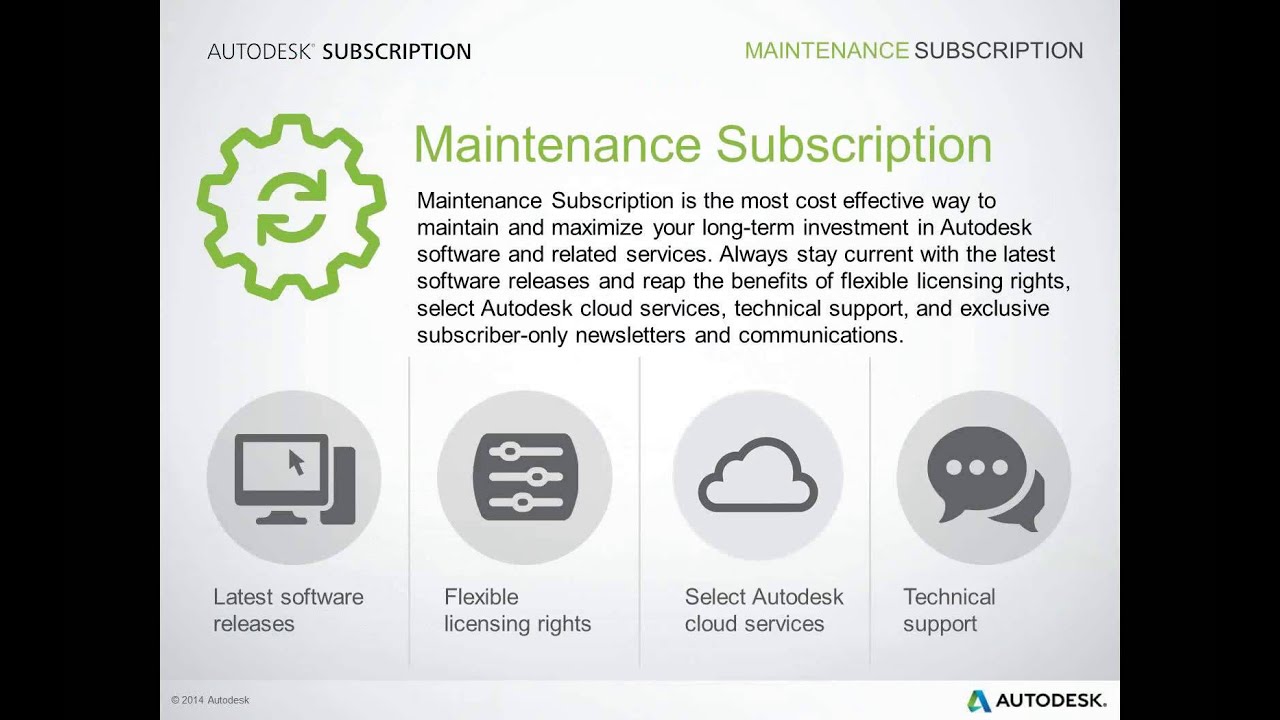 Autodesk Subscription:  Maximize value. Minimize Hassle.