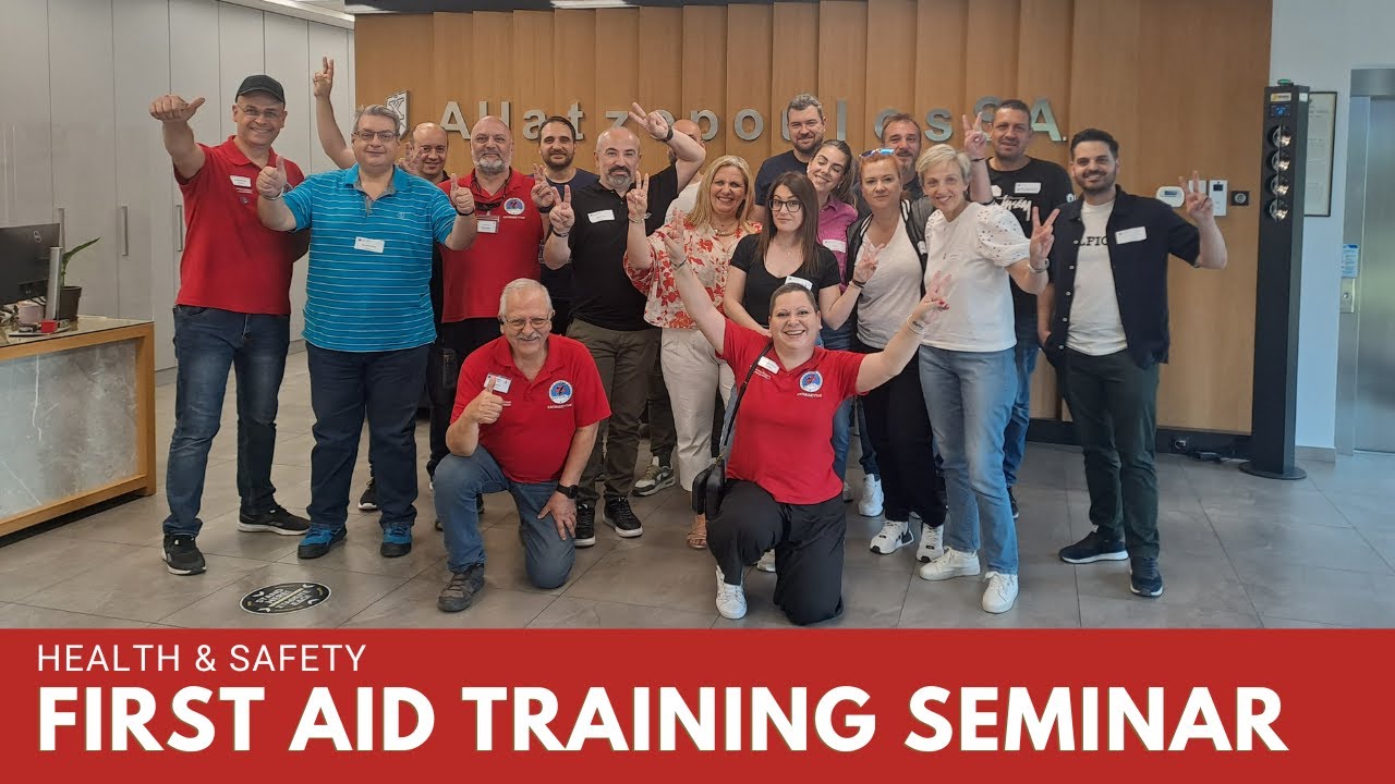 First Aid Training Seminar at A. Hatzopoulos S.A. by the Hellenic Rescue Team