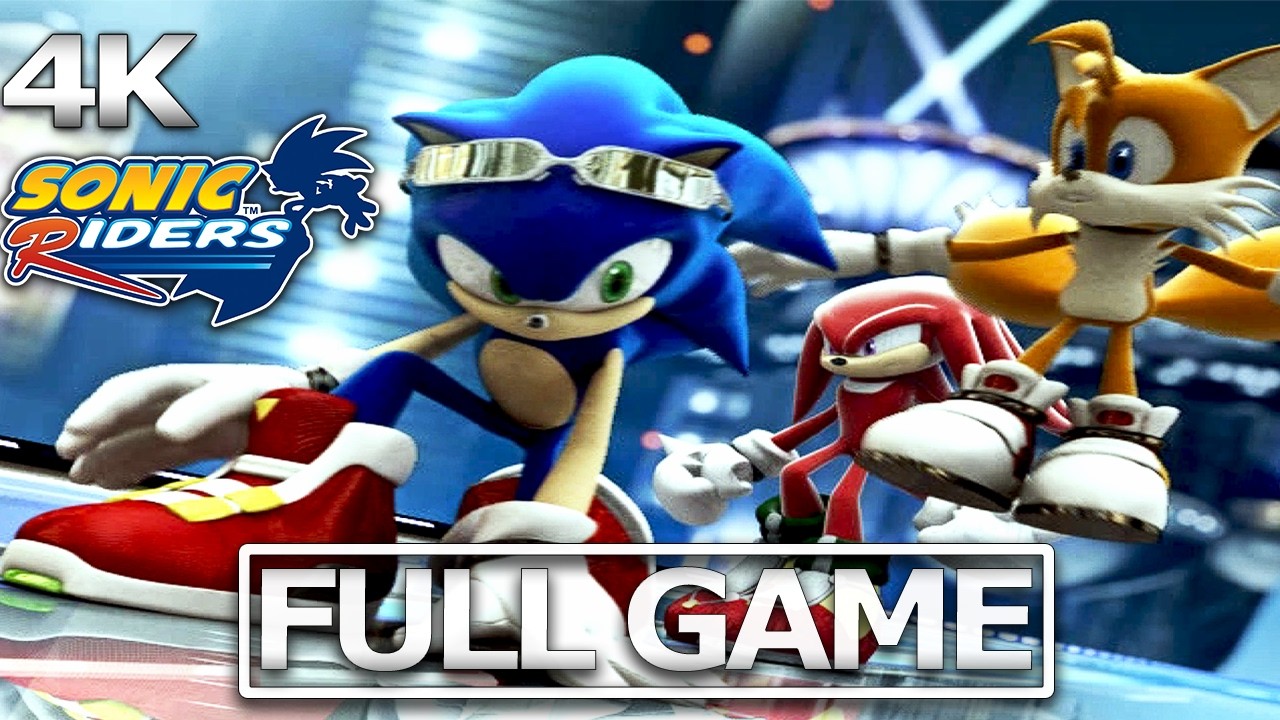 SONIC RIDERS Full Gameplay Walkthrough / No Commentary【FULL GAME】Graphics Mod 4K 60FPS