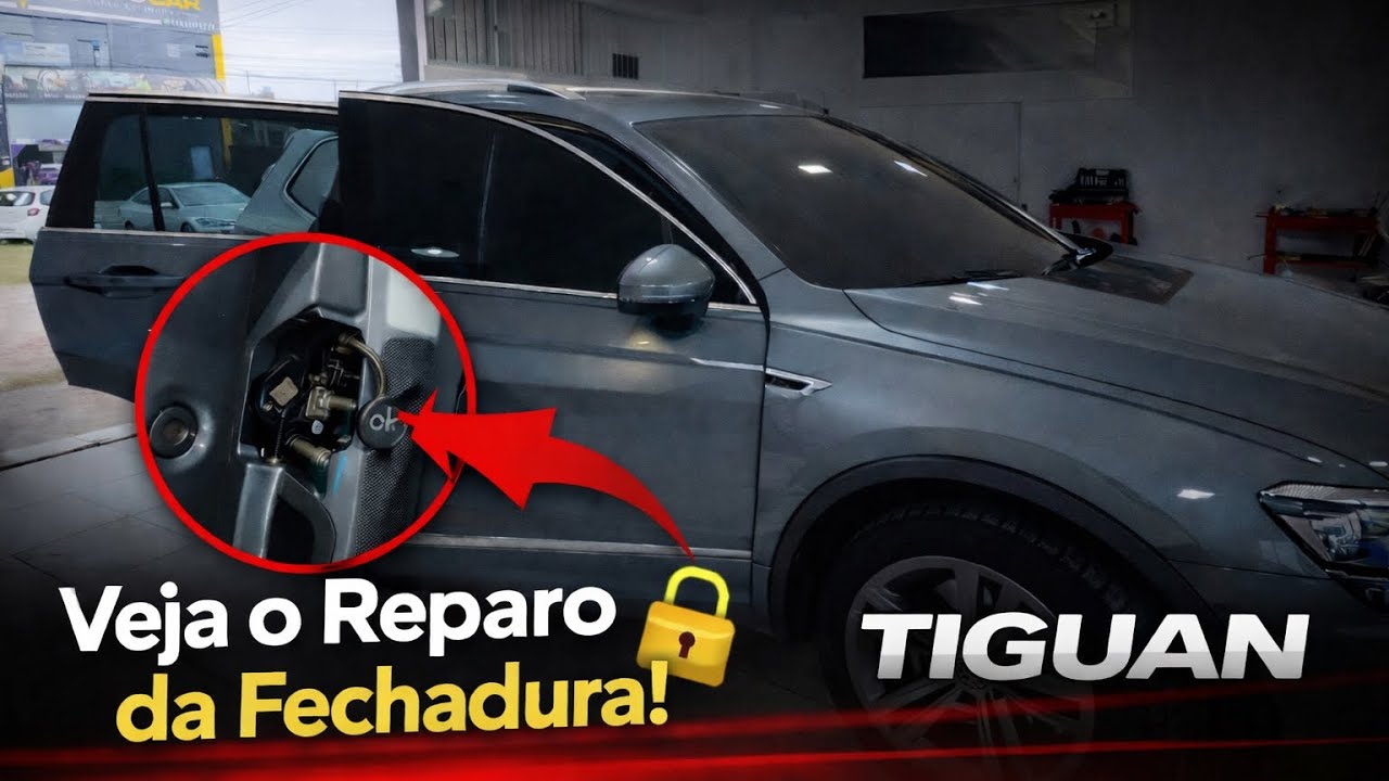 Fechadura da Tiguan parou de travar – Reparo completo na prática