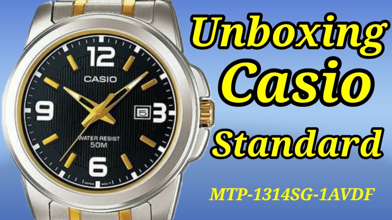 Unboxing - Casio Standard MTP-1314SG-1AVDF