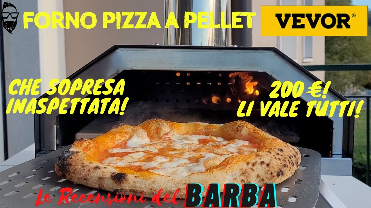 FORNO PIZZA A PELLET VEVOR Recensione Accensione Cottura Pizza SONO ENTUSIASTA! FACILISSIMO DA USARE