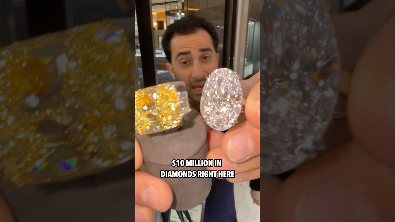 The Top of the Diamond World #traxnyc #jewelry #shorts