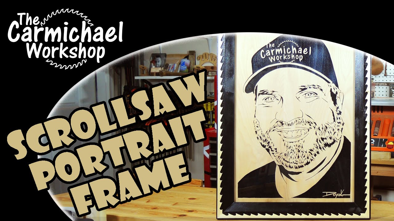 Scroll Saw Portrait Picture Frame
