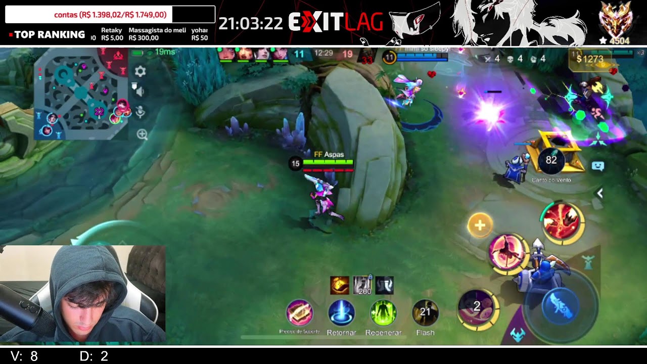 LIVE INFINITA - TOP 1 BRASIL ESTRELAS | MOBILE LEGENDS
