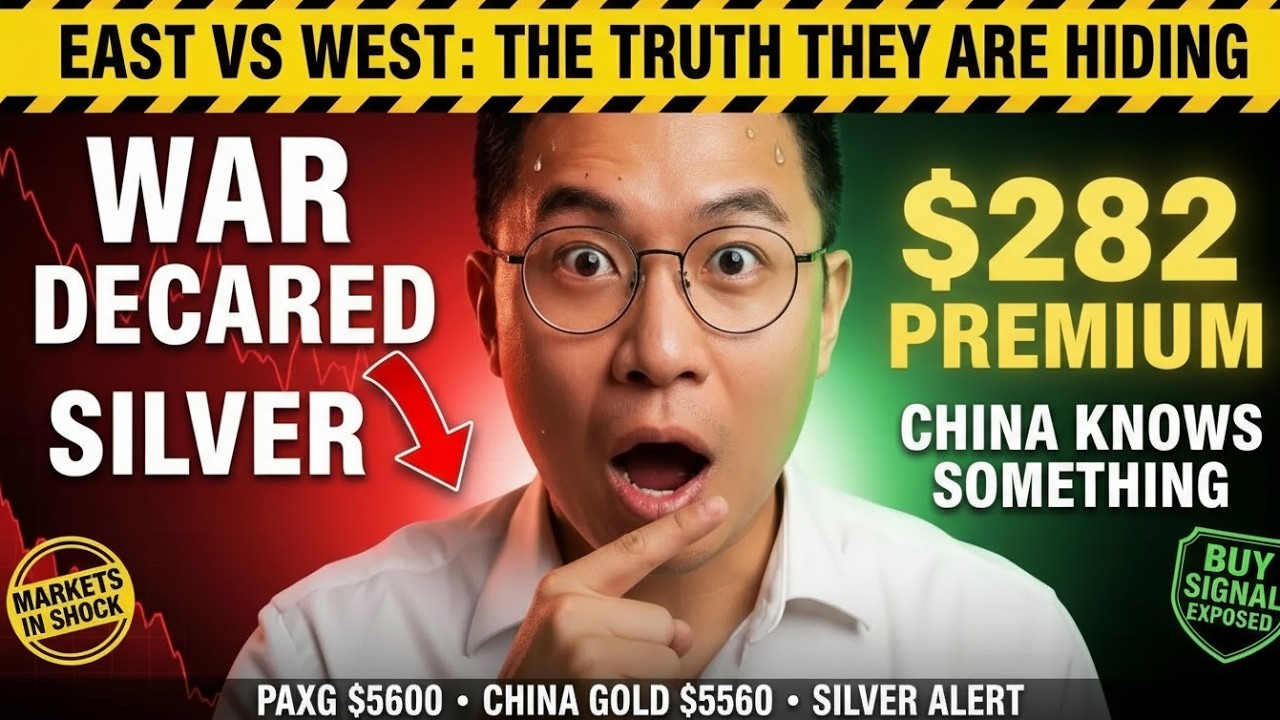War Declared: Silver $95, PAXG $5600 Approaching ATH, Physical China Gold $5560 ($282 Premium)
