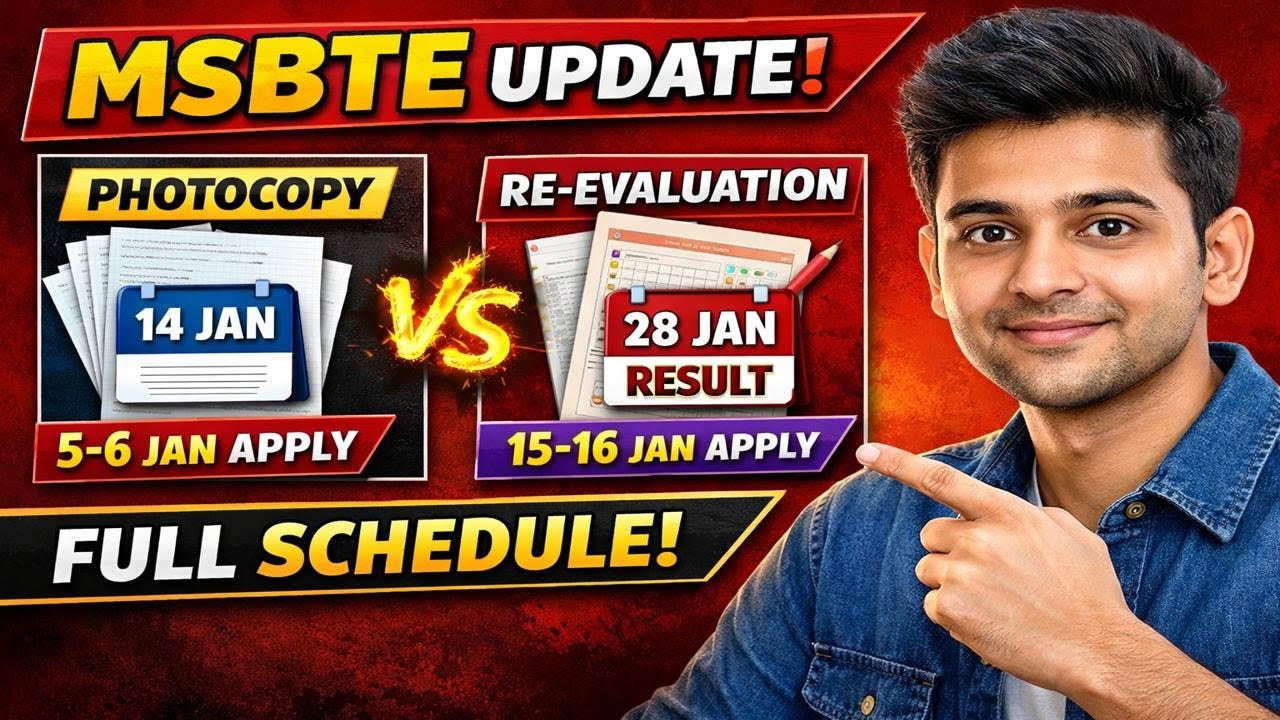 MSBTE WINTER 2025 PHOTOCOPY AND RE-EVALUATION