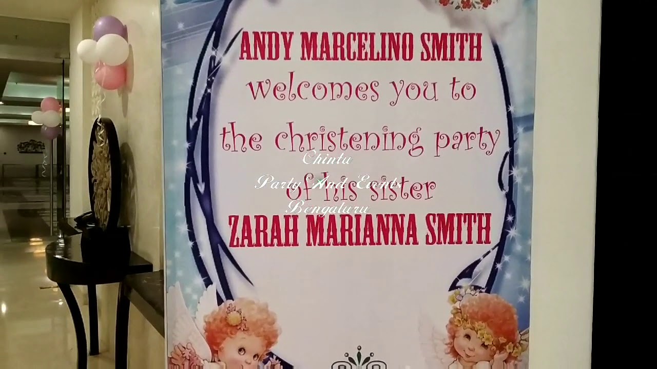 Angel Theme Birthday Party Decorations