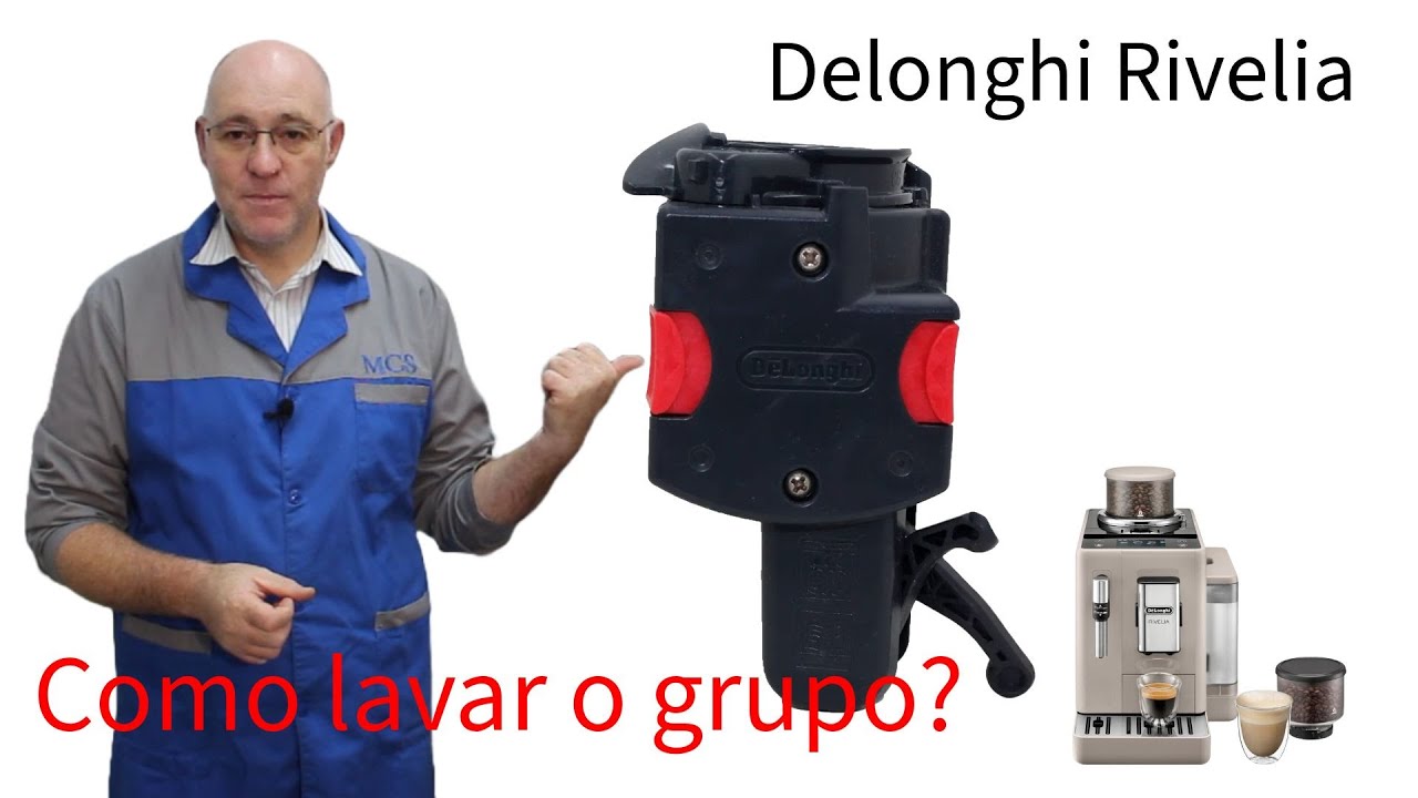 Delonghi Rivelia - Aprenda a lavar o grupo comoum profissional!