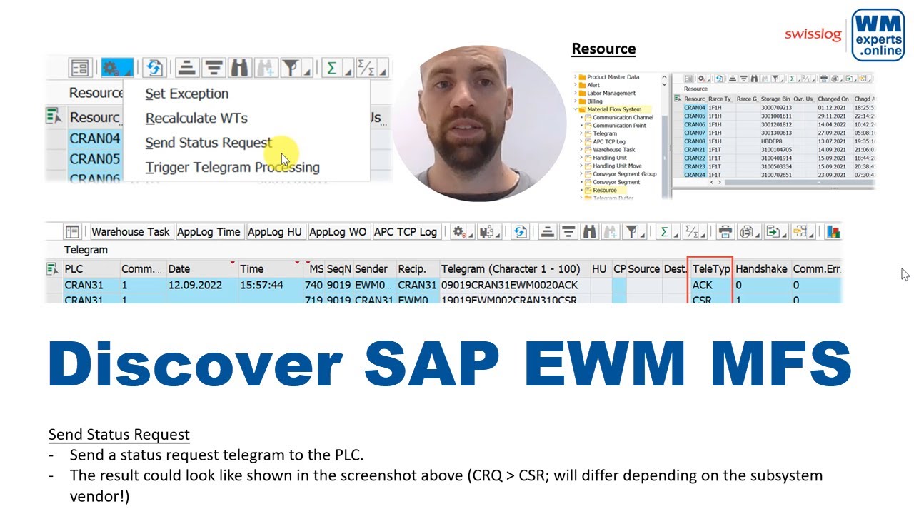 Discover SAP EWM MFS - The MFS node in the Warehouse Monitor (Part 2)