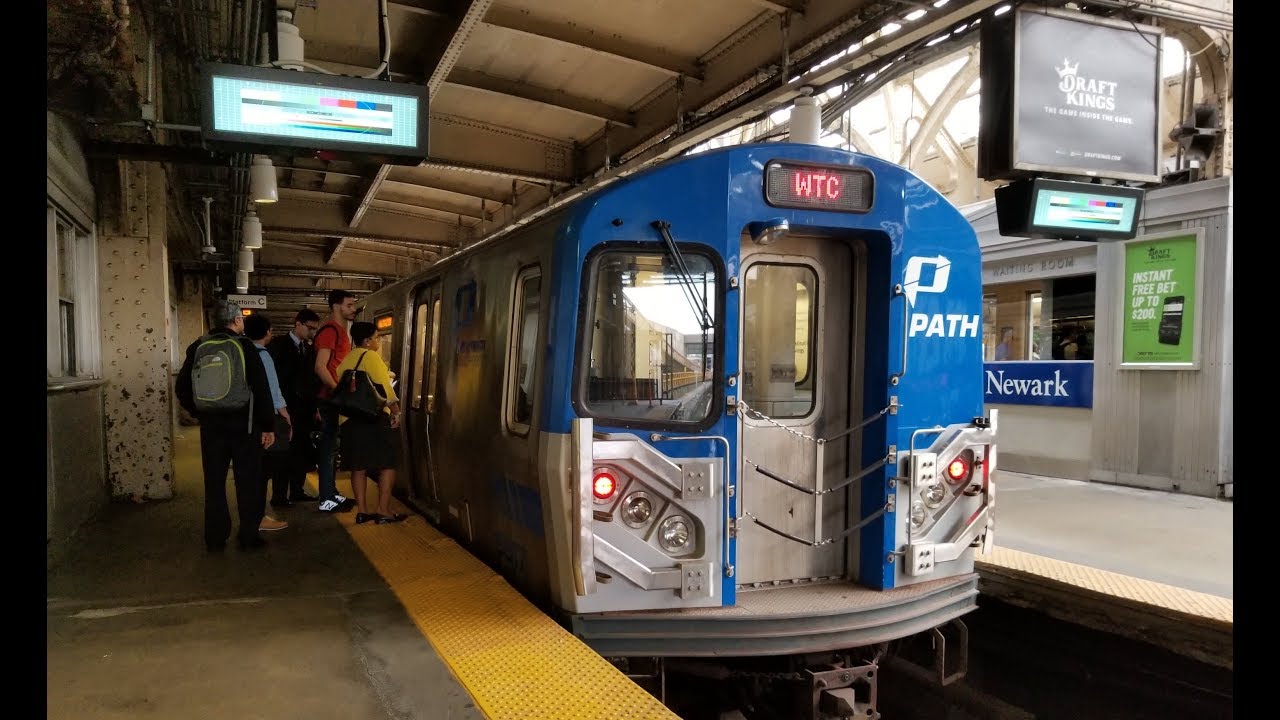 PATH Train: On Board PA-5 Train From World Trade Center to Newark Penn Station [FULL ROUTE]